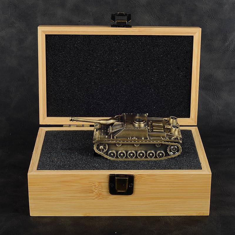 1:72 niemiecki Stug III Ausf.G szturmowy czołg z pistoletu szturmowego całkowicie metalowy model odlewany ciśnieniowo model wojskowy meble do ekspozycji (brązowy)