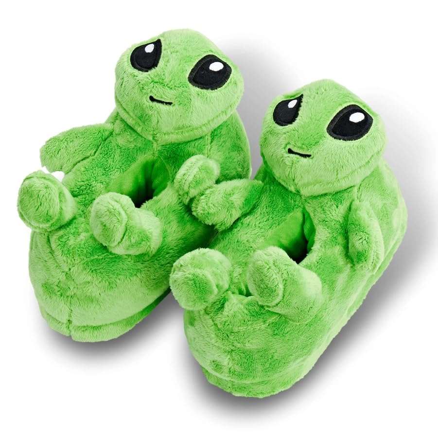 Image of ooohyeah Unisex's Non Slip Fuzzy Novelty Slippers, Indoor Funny Cozy House Shoes for Women & Mens
