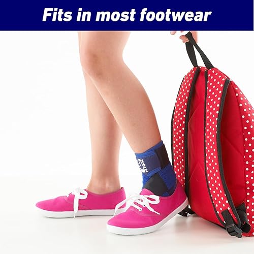 Miniatura 6 de NEO G - Correa tobillera para apoyo de figura 8 para niños - Calidad médica - Ayuda con los síntomas de artritis juvenil, tensiones de tobillo,