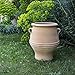 Produktbild Palatina-Keramik | handgefertigte Amphore aus Terracotta | kleine, winterfeste Amphore aus Kreta/Pflanzgefäß für Garten Balkon Terrasse Thymus 40 cm