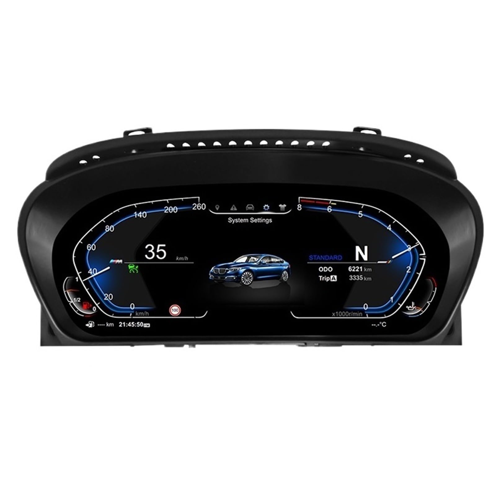 Do Bmw Serii 5 E60 E61 E63 E64 Cyfrowytachometrsamochodowy