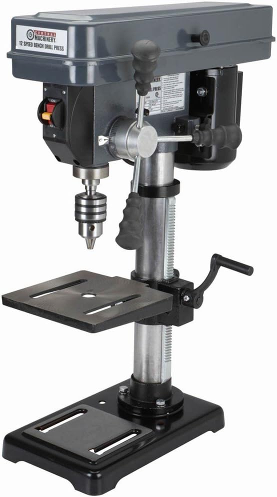 10 in. 12 Speed Bench Drill Press 