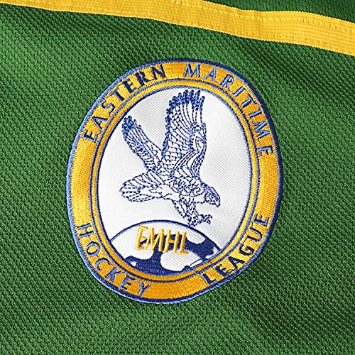 3 Ross The BOSS Rhea Hockey Jersey for Men,ST John's Shamrocks Stitched with EMHL Patch White Green Black (3 Green,Small) - image 4