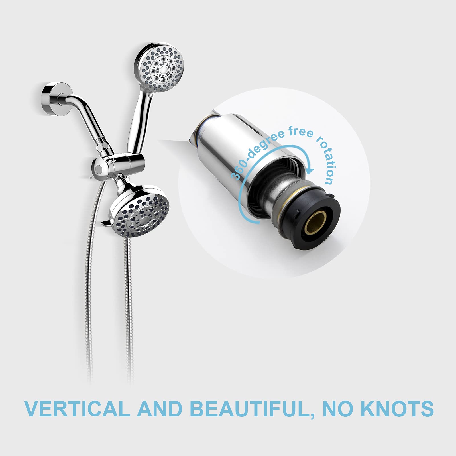 Stainless Steel Shower Hose - Kink-Free & Durable -2 Stainless Steel Shower Hose - Kink-Free & Durable -2