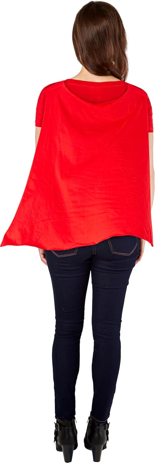 Rubies DC Comics: Wonder Woman Costume T-Shirt With Cape And Headband for Adults, Women's Large - Image 4
