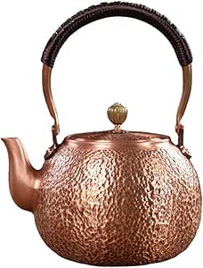 Amazon.com | teapot Pure Red Copper Boiling Water Tea Kettle Handmade ...