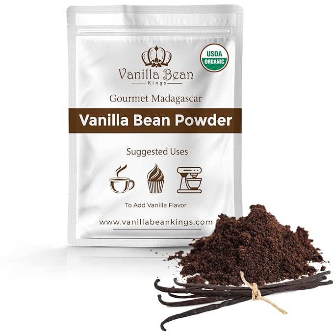Vanilla Bean Powder - 100% Pure Ground Madagascar Vanilla Powder