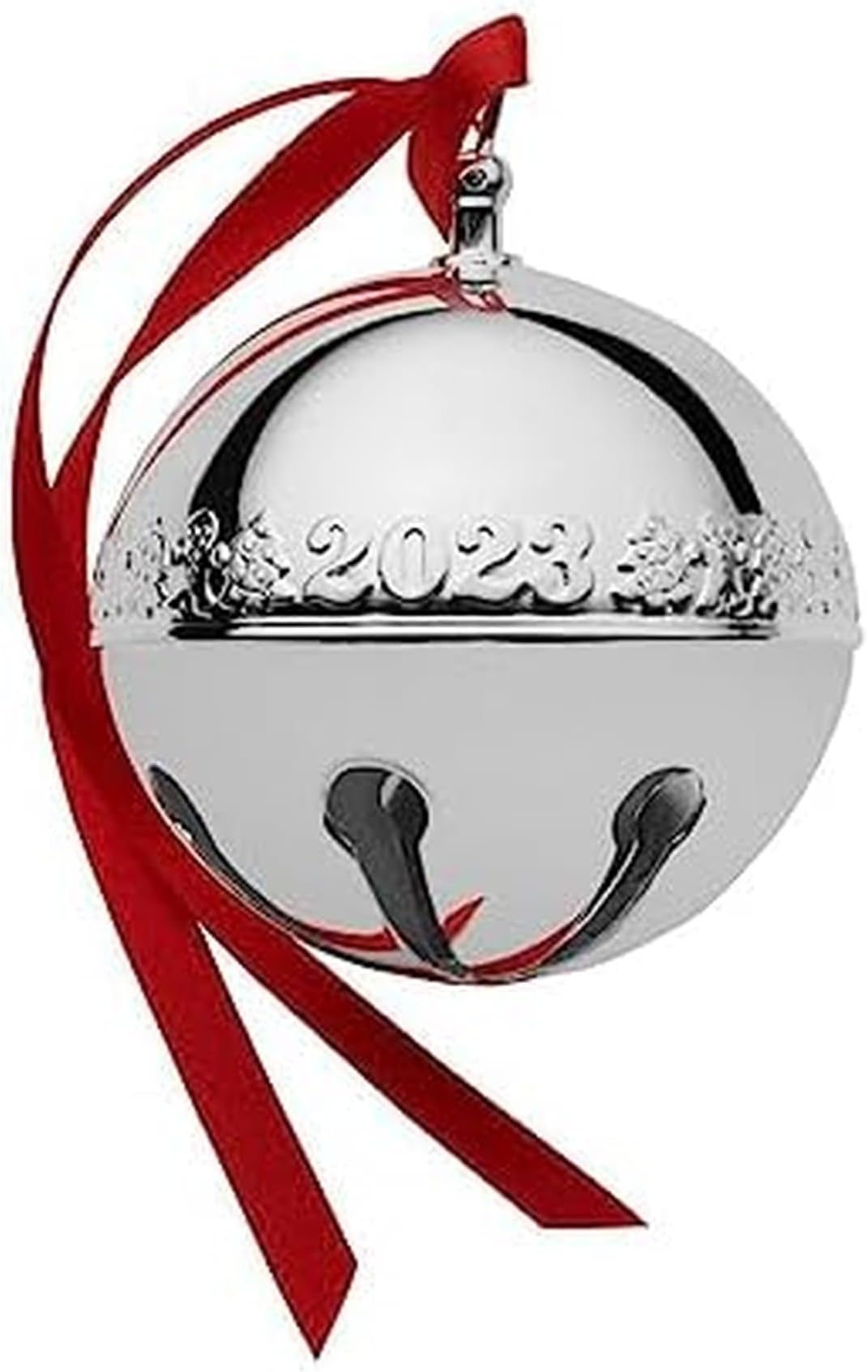 2023 Silver Plated Sleigh Bell Ornament, 53rd Edition