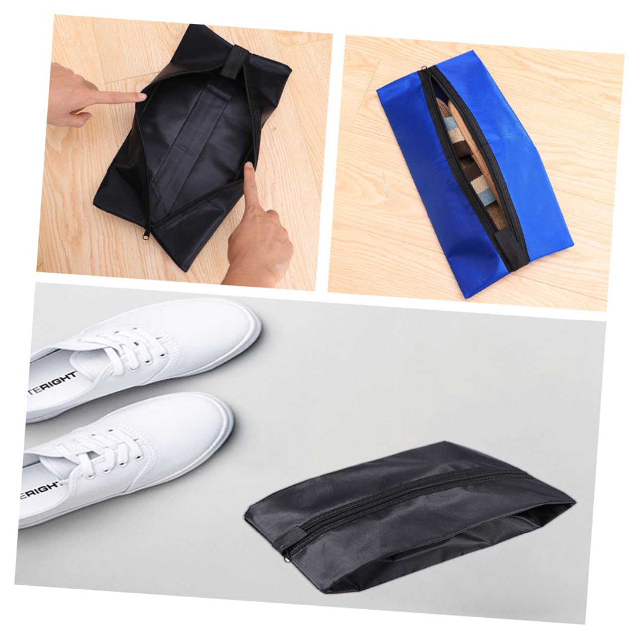 Beaupretty 4pezzi Borsa Per Scarpe in Oxford Borsa Portaoggetti Resistente e Pratica Per Viaggi Palestra e Attività All Aperto