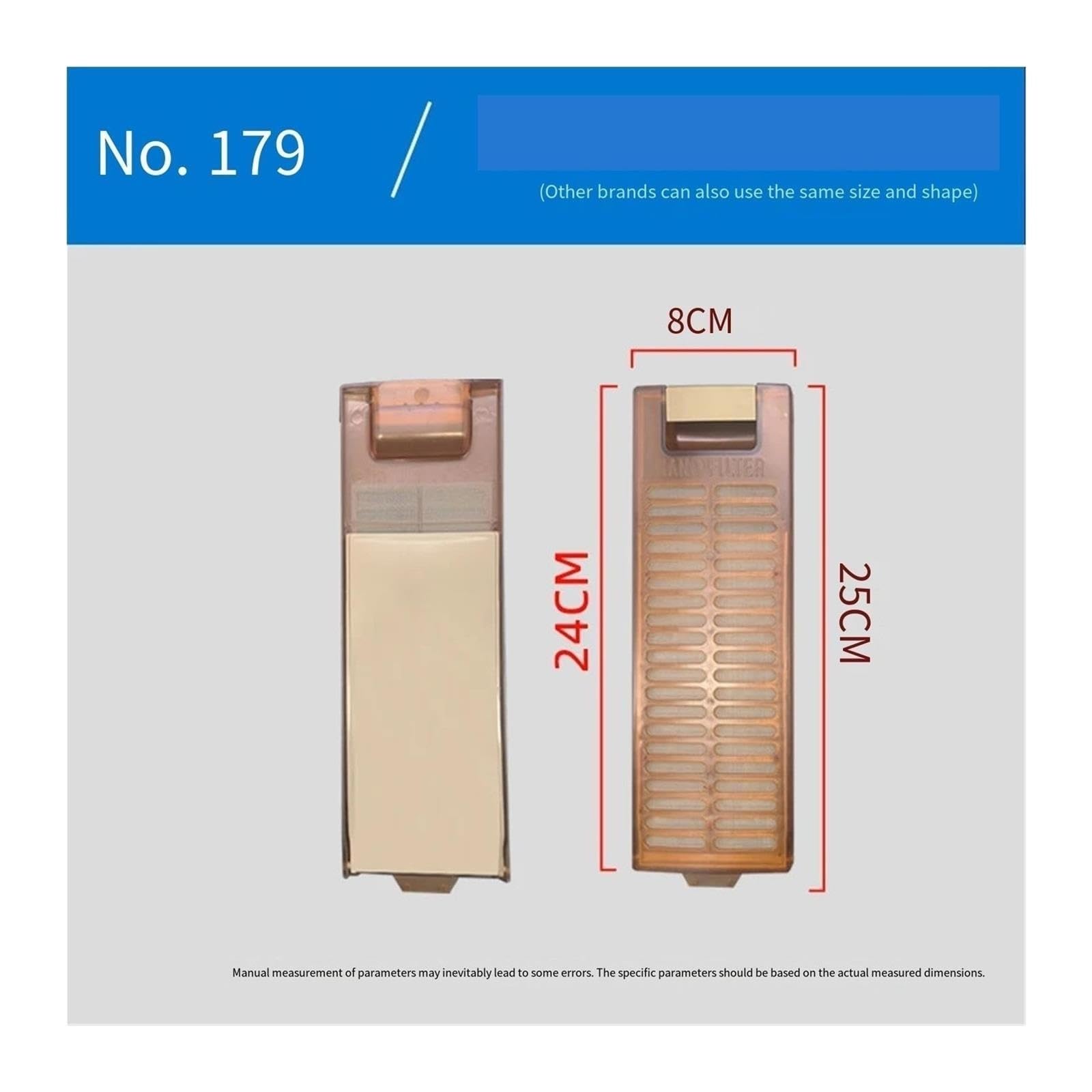 Scatola Filtro Automatica For Lavatrice, Sacchetto Raccogli Pelucchi E Capelli Di Ricambio For La Raccolta Dei Residui Di Bucato Compatibile Con I Modelli Di Lavatrice Daewoo(NO.179-2PCS)