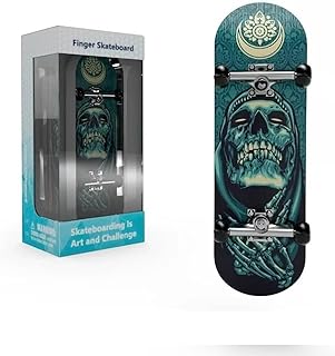 Lently Wood Fingerboards, Mini Fingerboards, 99mmL*29mmW (Redeem The Skeleton)