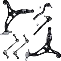 Vista 183 de Detroit Axle - Kit de suspensión delantera RWD para Chrysler 300 Dodge Challenger Charger Magnum, brazos de control superior con barras