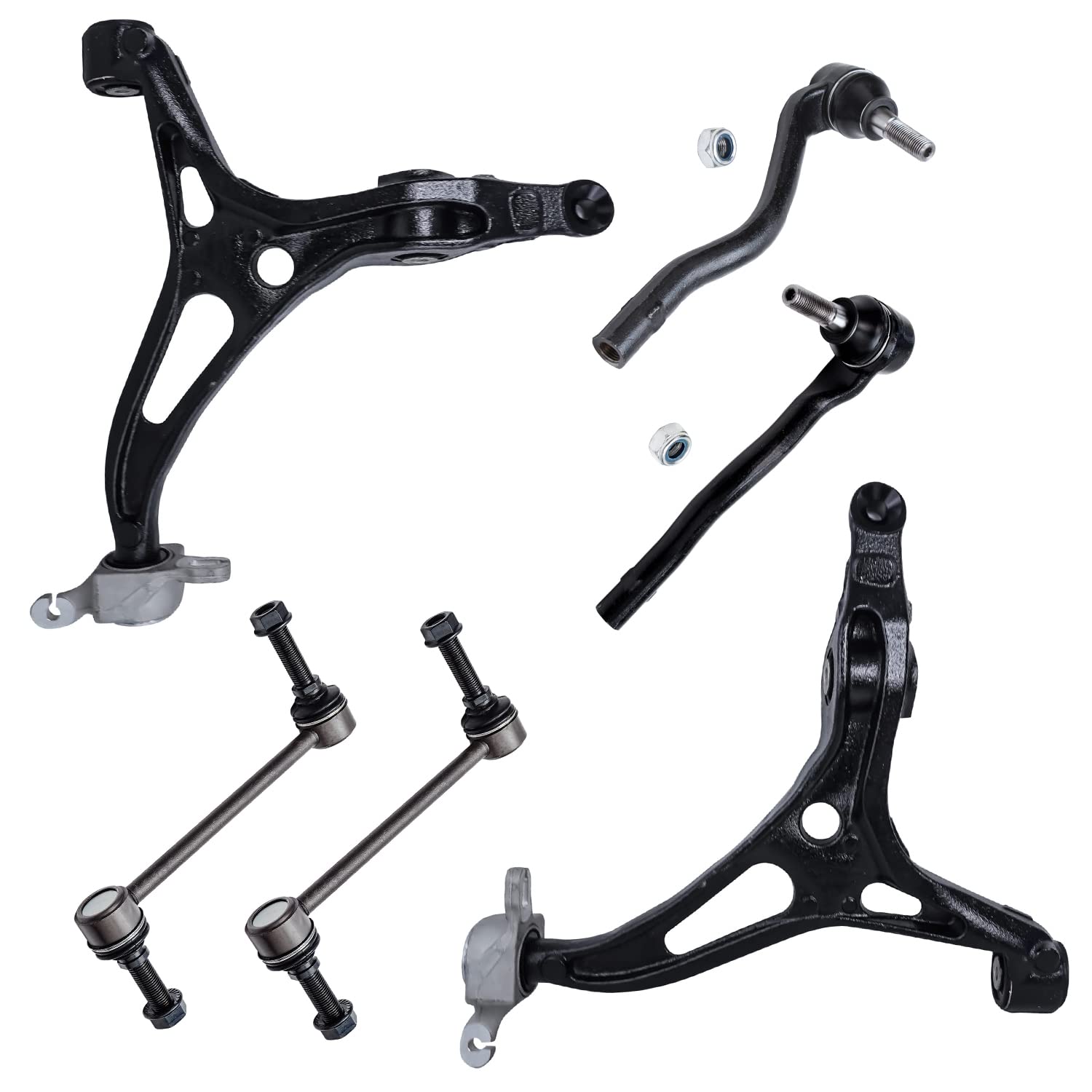 Detroit Axle - 6pc Front Control Arms Kit for Mercedes-Benz GL320 GL350