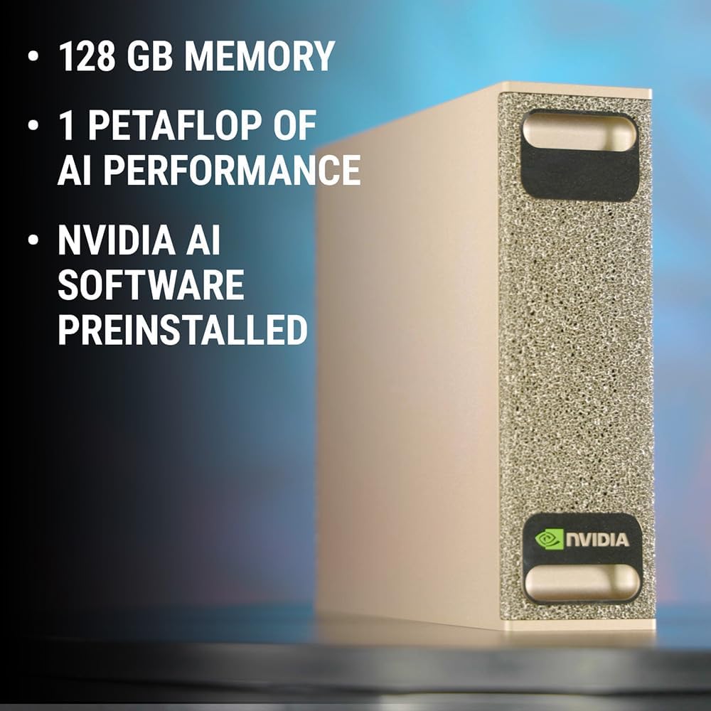 NVIDIA DGX Spark - NVIDIA GB10 Grace Blackwell Superchip, 128GB LPDDR5x, 4TB NVMe M.2 SSD