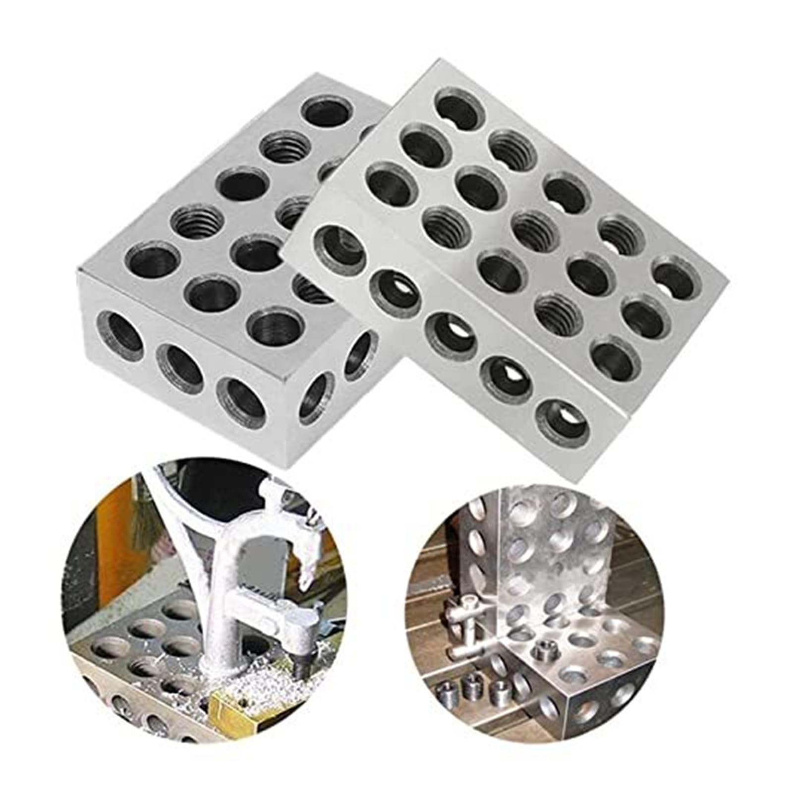 2 szt. Precyzyjne bloki ze stali hartowanej 1 3 dla mechaników Precyzyjnie dopasowane narzędzie 0,0001 cala(12-3 Inch)