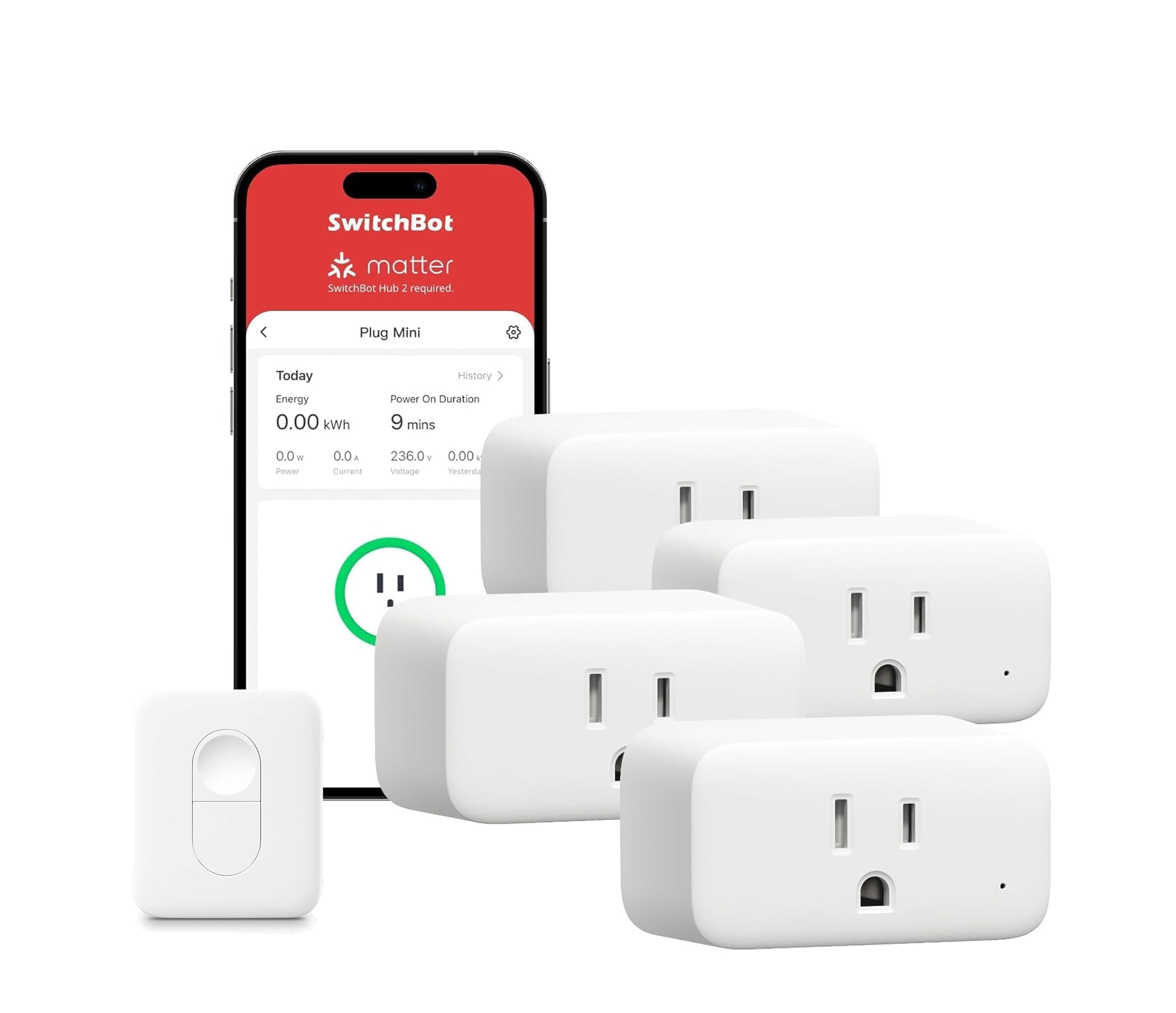 2025 New SwitchBot Smart Plug Mini 15A 4 Pack with Remote Energy Monitor Smart Home WiFi 2 4GHz