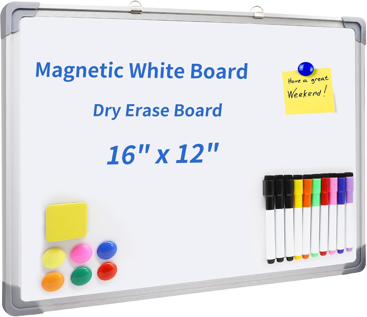 Dry Erase Whiteboard 16" x 12" Dry Erase Board