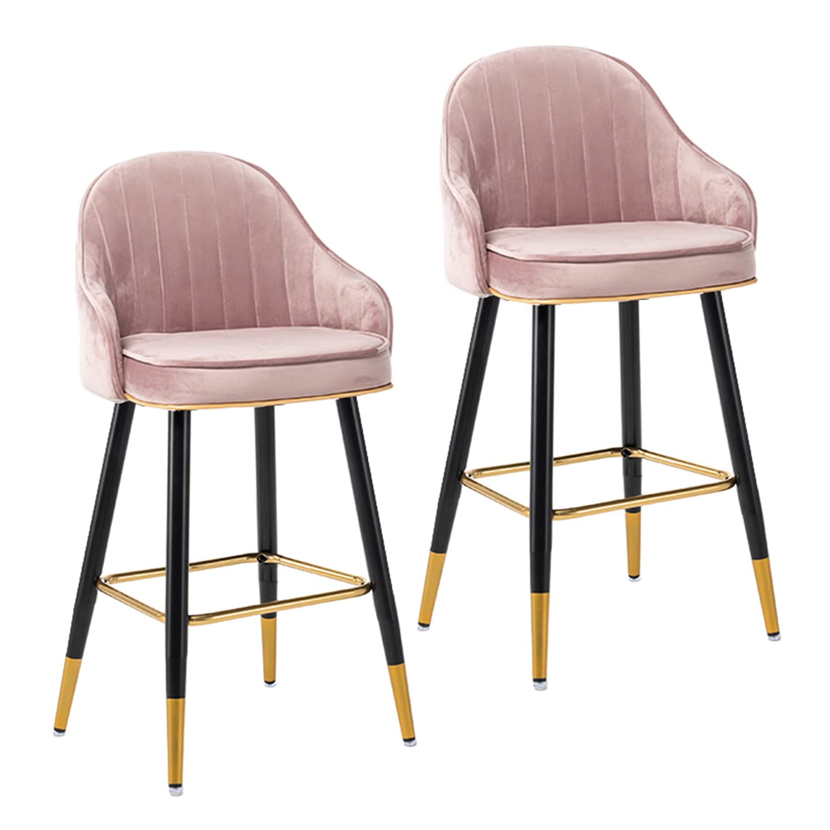 Tabourets de bar en velours pour votre cuisine et coin repas convivial