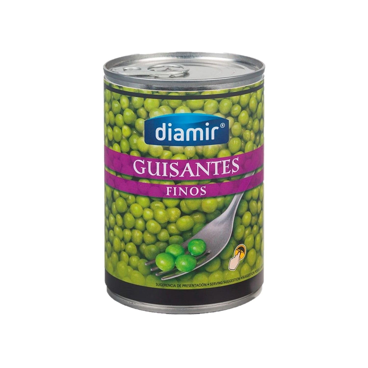 Lot 12x Petits pois fins - Boîte 400g