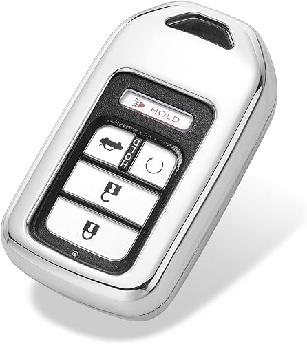 Miniatura 4 de Royalfox (TM) actualizado 2, 3, 4, 5, 6, 7 botones, cristales de diamantes brillantes en 3D, funda inteligente para llave a distancia para Honda