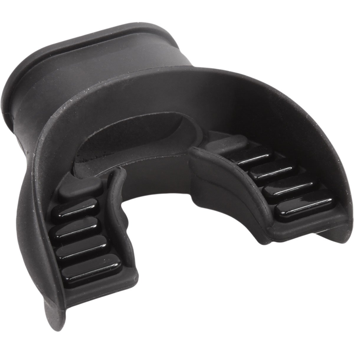Atomic Aquatics Dual-Silicone Comfort Fit Mouthpiece - Black/Black