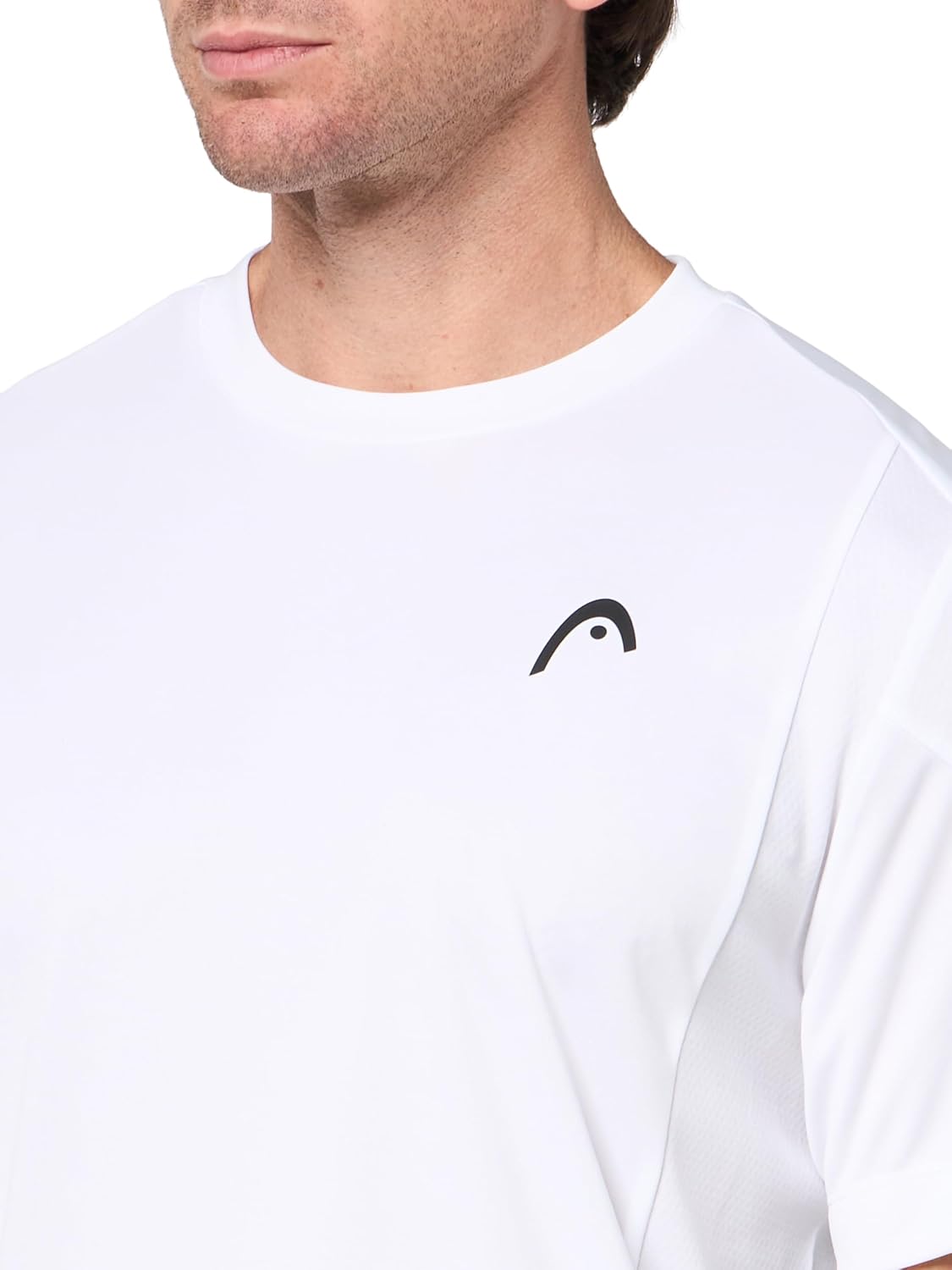 HEAD Men’s Slice T-Shirt – Lightweight Moisture-Wicking Athletic Tennis Shirt with Breathable Mesh Panels
