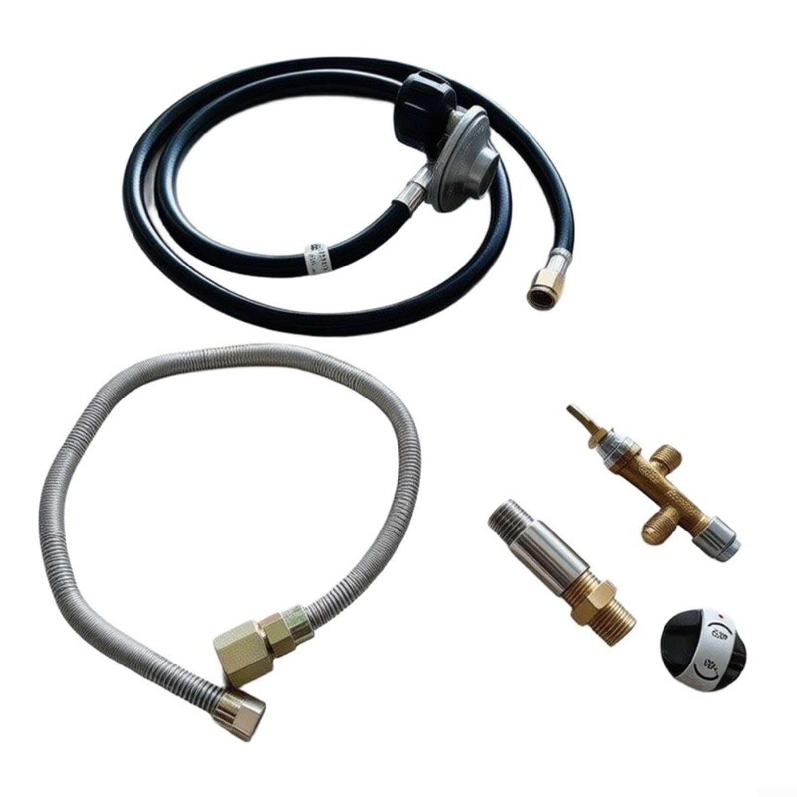 Tubo flessibile per gas propano con valvola ABS resistente alle perdite per il controllo del fuoco e del barbecue