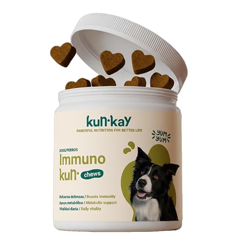 ImmunoKun - Probióticos para Apoyo Digestivo para Perros - 60 Chews