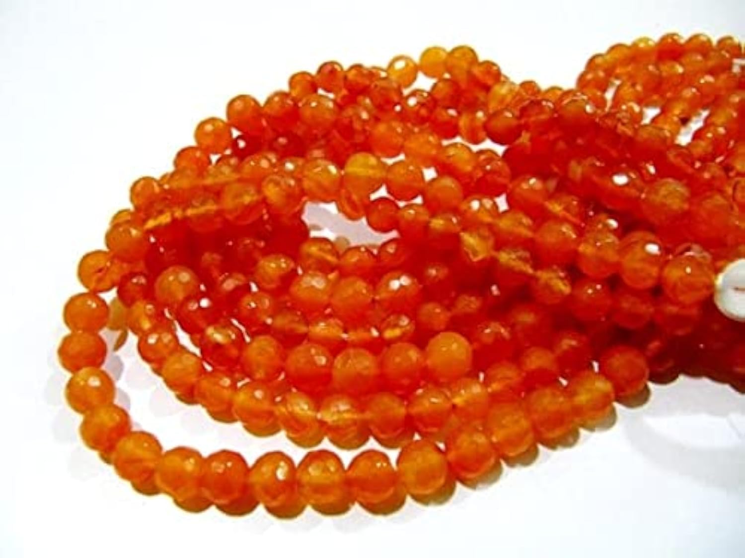 Perles de cornaline naturelle 6-7mm LKBEADS pierres véritables pour création bracelet et collier