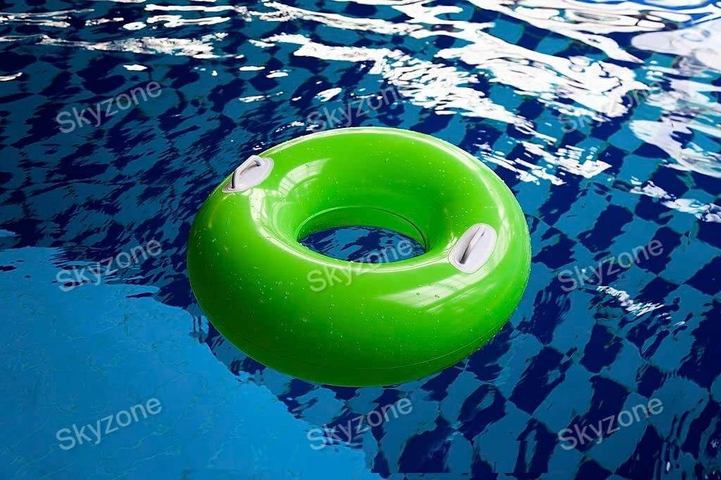 Skyzone Inflatable Pool Floats for Adult Children Kids Swim Ring Tube Toys for Swimming Pool Outdoor Beach Party (Multi Color) 3