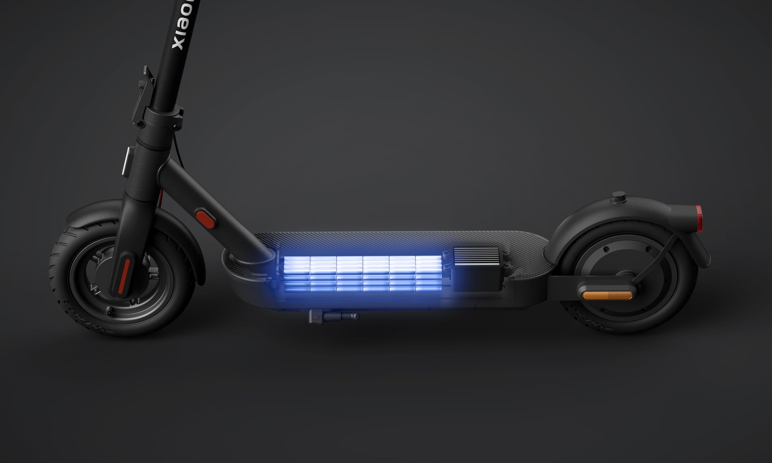 Xiaomi hulajnoga elektryczna seria 4 (DE) – składana hulajnoga elektryczna z homologacją drogową do 20 km/h – zasięg do 60 km, podwójny system hamowania, wyświetlacz LED i regulacje