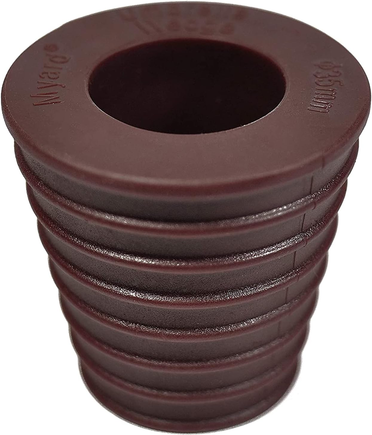 Myard Umbrella Cone Wedge Shim for Patio Table Hole Opening or Base 1.8 to 2.4 Inch, Umbrella Pole Diameter 1-3/8" (35mm, Dark Brown)