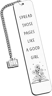 Metal Bookmarks for Women, Christmas Gifts for Adults Teens Kids, Spicy Book Markers for Book Lovers, Birthday Gifts for Women Daughter Granddaughter Best Friend Girls Girlfriend, Book Accessories