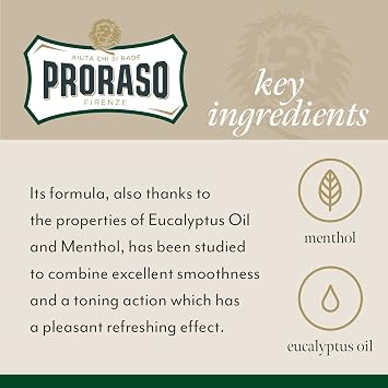 Proraso Shaving Soap - Eucalyptus Oil And Menthol, 150 Ml