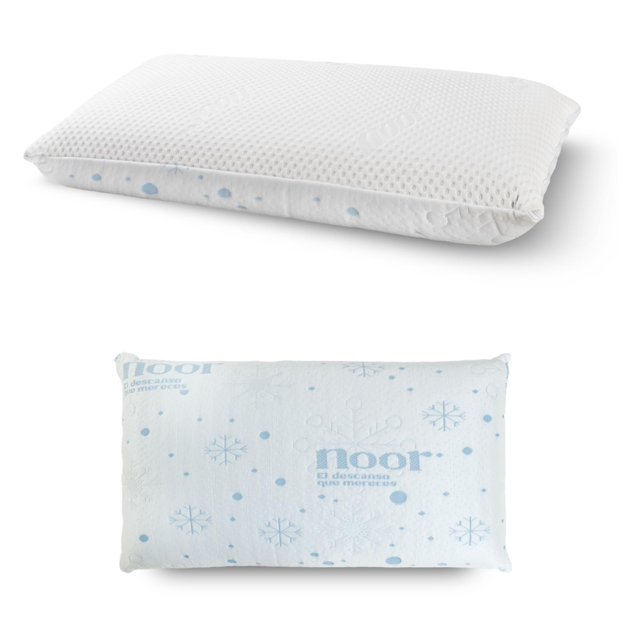 Almohada VISCO TÉRMICA Noor - Blanco, 070 cm.