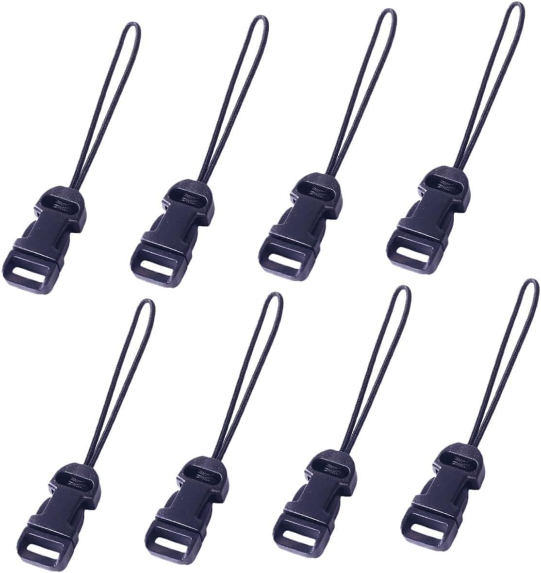 8pcs Qd System Clip Camera Strap Adapter Quick Release Loop Connectors for DSLR Mirrorless Neck Strap Accessories Compact Lightweight