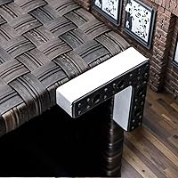 Vista 2 de 1.06 Inch Height Patio Furniture Risers l Shape Rubber Outdoor Couch Sofa Legs Feet Replacement Set with Screws 4 Pcs