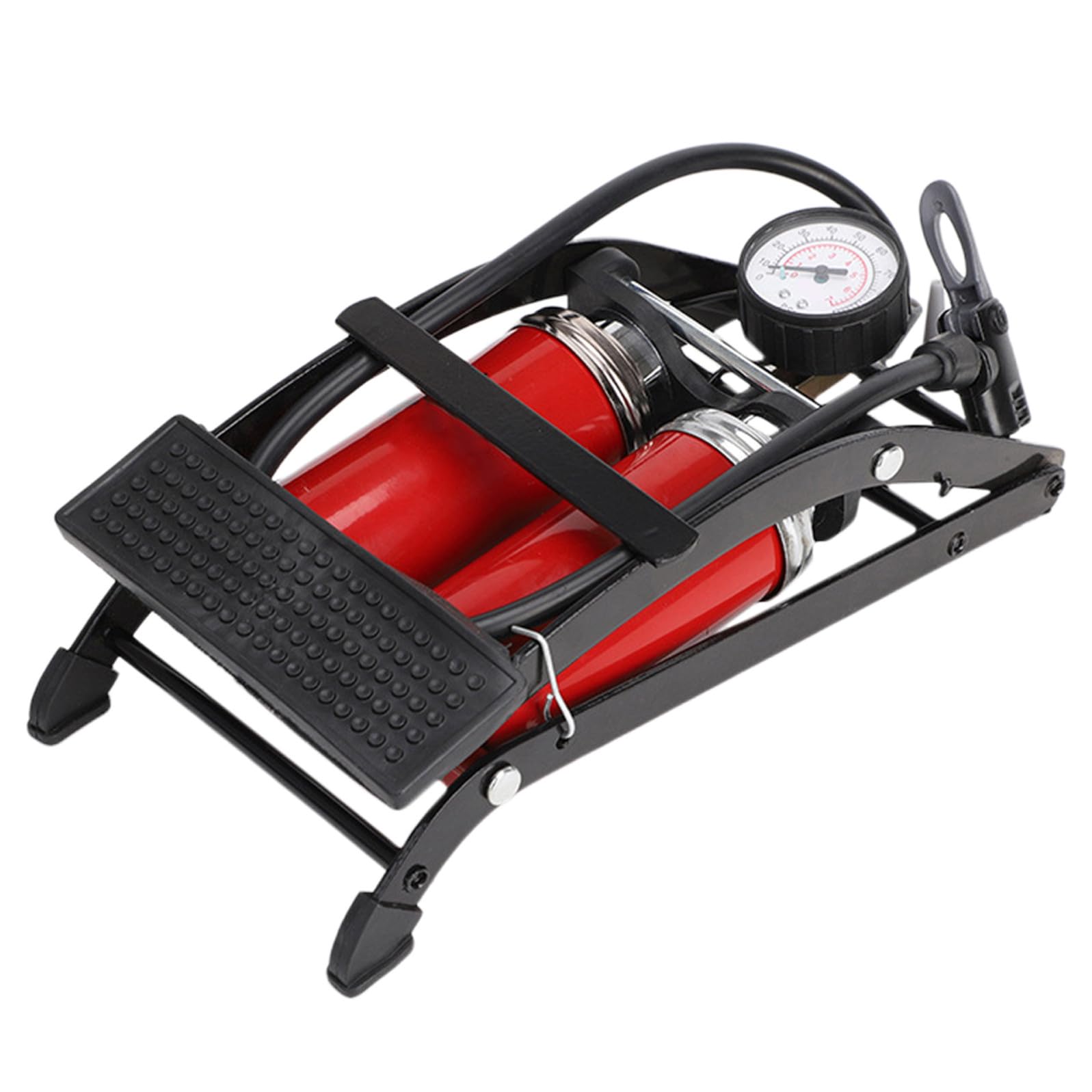 BESPORTBLE 1pezzi Pompa Pedale Portatile Per Biciclette Auto e Palloni Alta Pressione Aria Leggera e Facile Da Trasportare e Usare