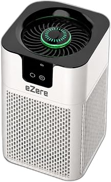 EZERE PureAir Ak ll  Hava Temizleyici HEPA Filtreli Negatif  yon Hava Ar t c , BEYAZ
