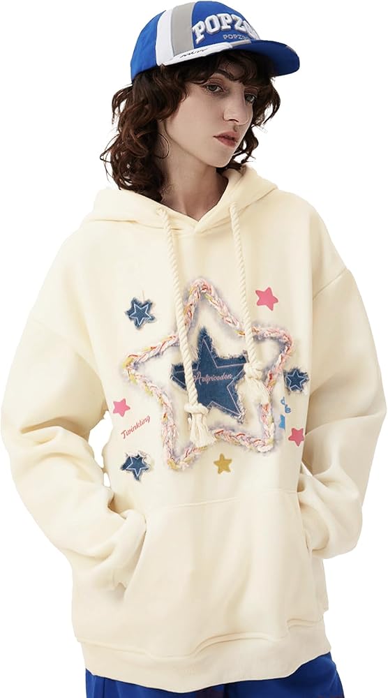 Amazon.com: Aelfric Eden Womens Oversized Hoodies Star Graphic