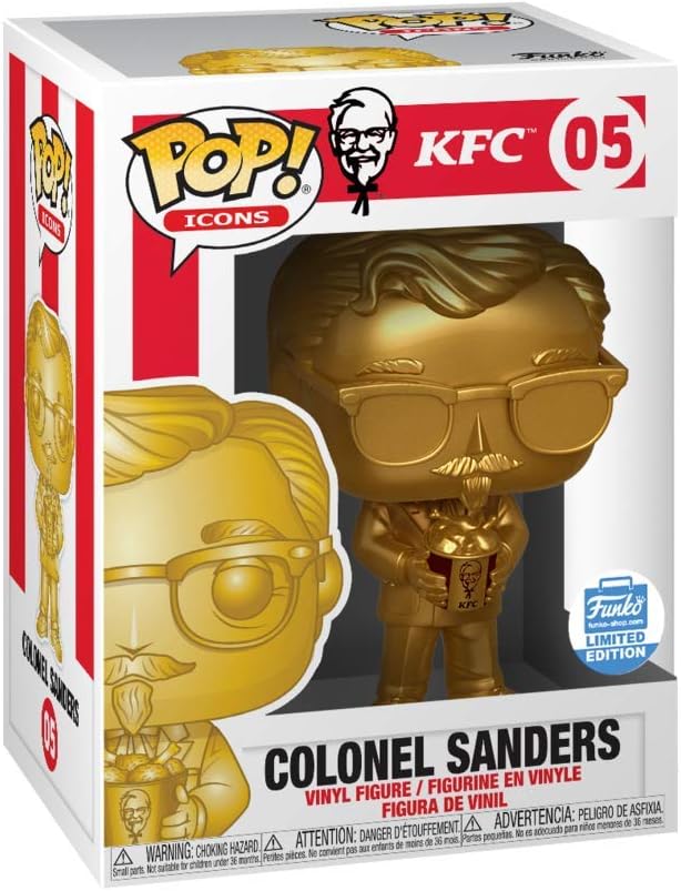 Funko POP! Icons: Colonel Sanders #05 (Gold, Shop Exclusive