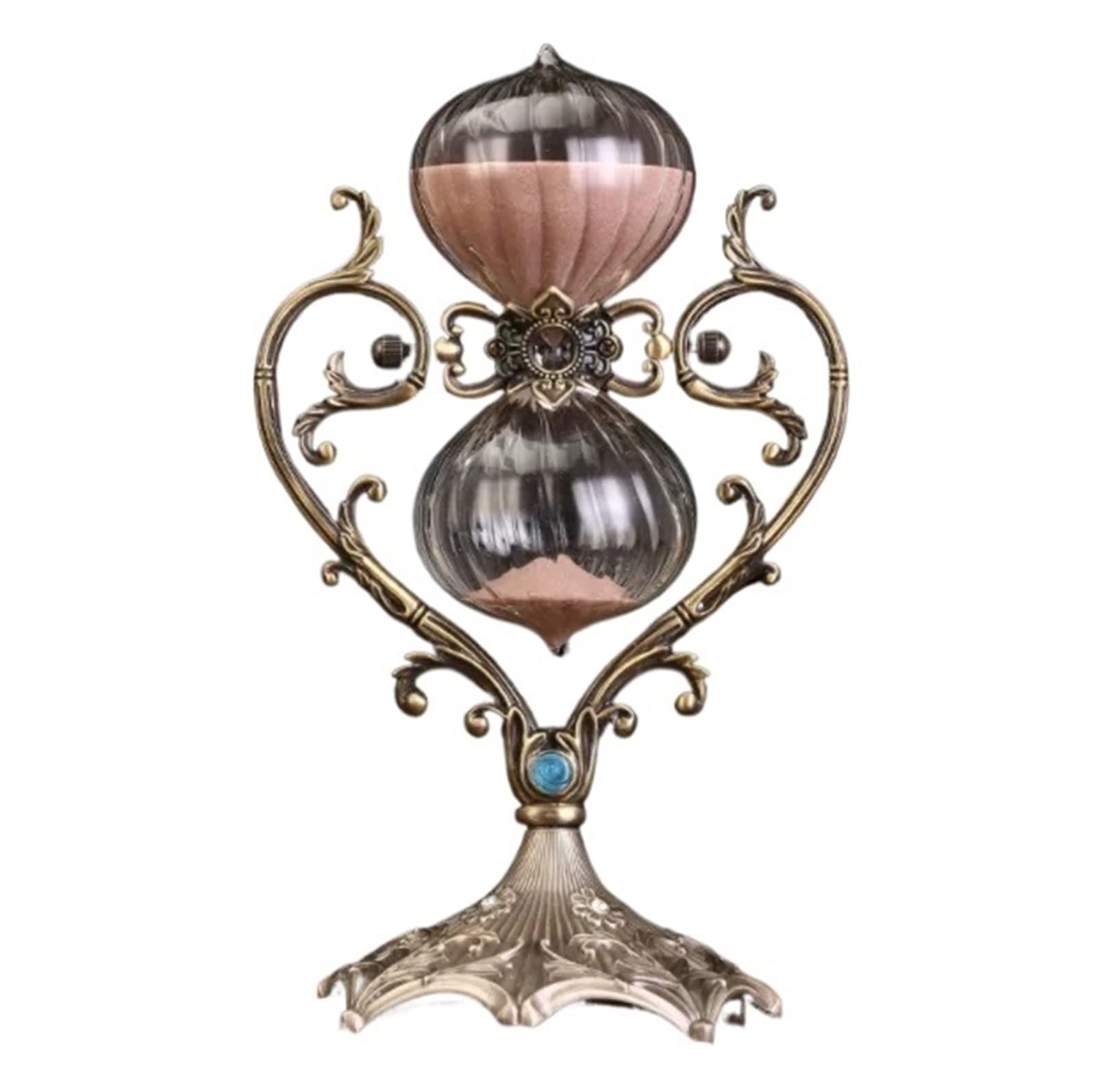 Reloj De Arena Vintage con Forma De Corazón, Temporizador De Arena, Decoración De Escritorio, Regalo For San Valentín, 1 Ud. para Decoración