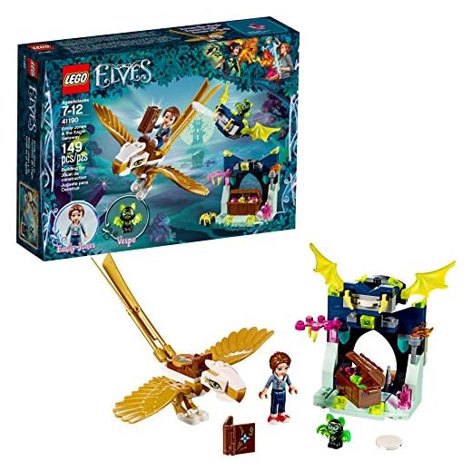 LEGO 6212137 Elves Emily Jones and The Eagle Getaway 41190 Building Kit