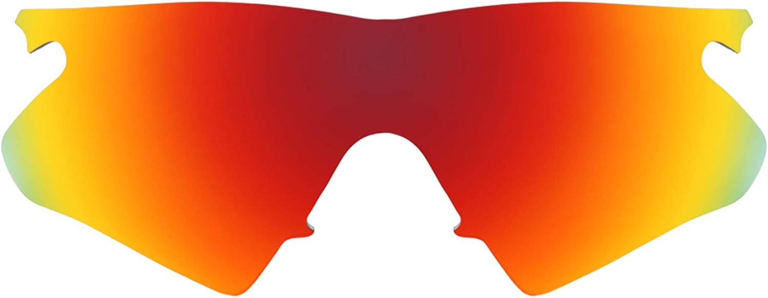 Revant Replacement Lenses for Oakley M Frame Heater Sunglasses - Elite Polarized Mirrored Fire Red