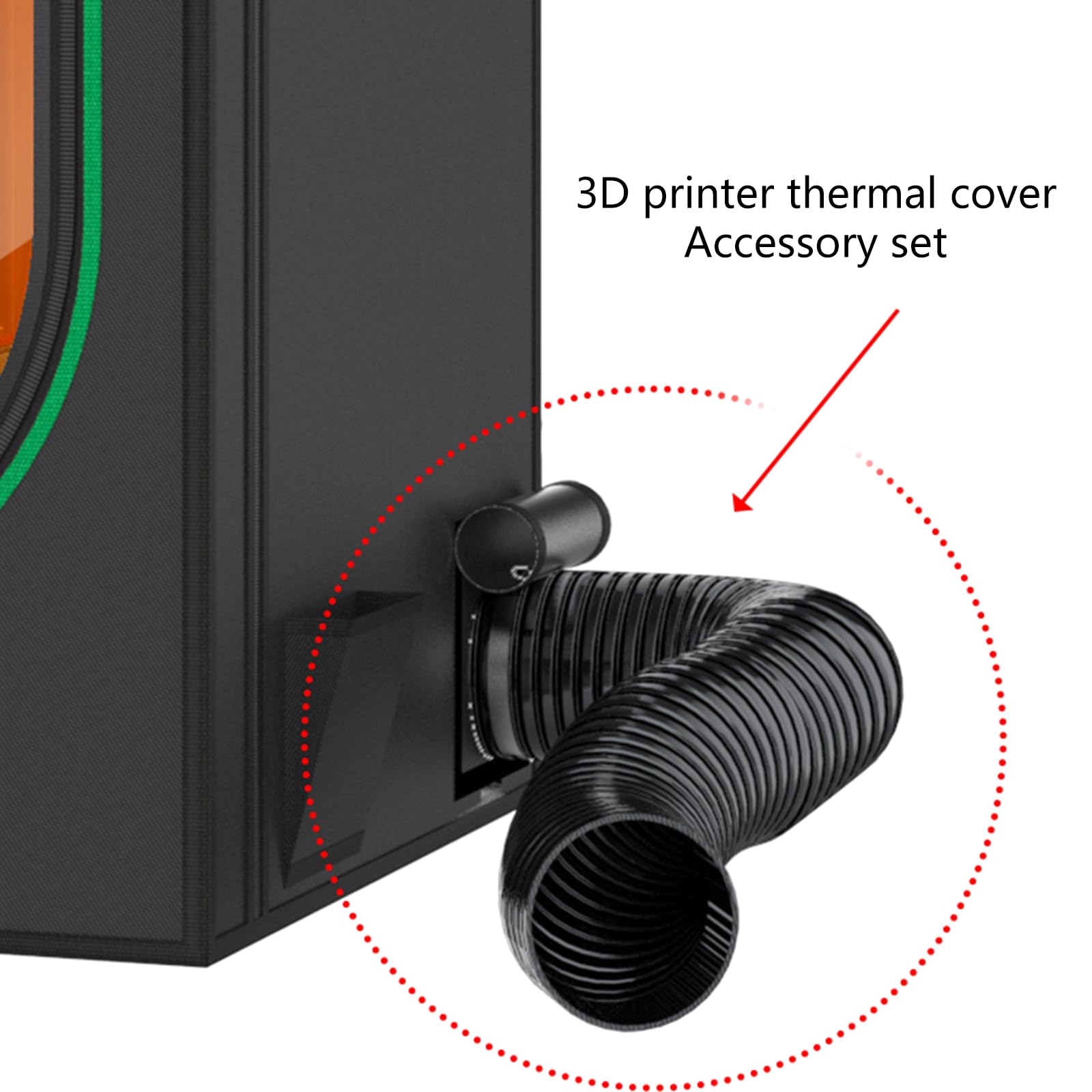 Amazon.co.jp: 3Dプリンター排気ファンファーム排出キット排気ファン