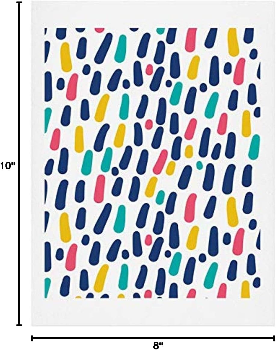 Deny Designs Sam Osborne Dots and Dashes Art Print, 8" x 10", Multi