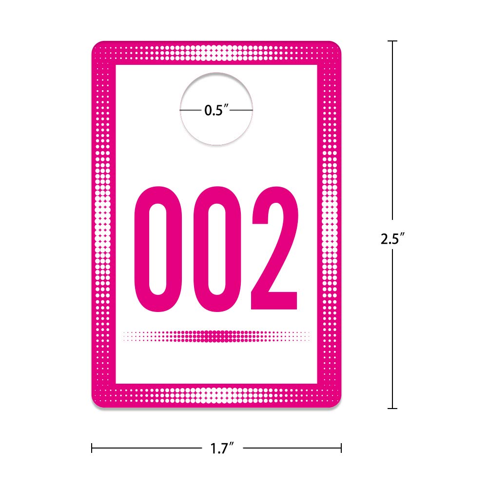 SICOHOME Live Number Tags 1-100,1.7 sicohome-live-number-tags-1-100-1-7-x-2-5-live-number-cards-with-normal-and-reversed-mirrored-numbers-amazon-ae-office-products