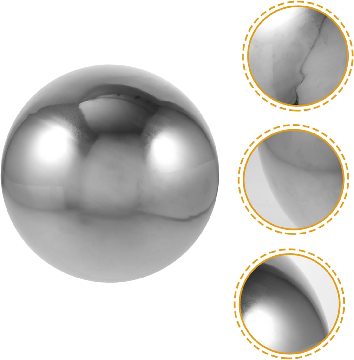 Garden Mirror Ball Decor Extra Large Stainless Steel Orbs Decorative Balls Reflective Gazing Globe