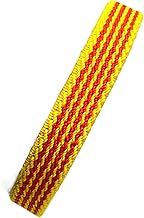 makio Men's Women's Catalonia Flag Elastic Bracelet Senyera Catalunya Elastic Canvas Bracelet
