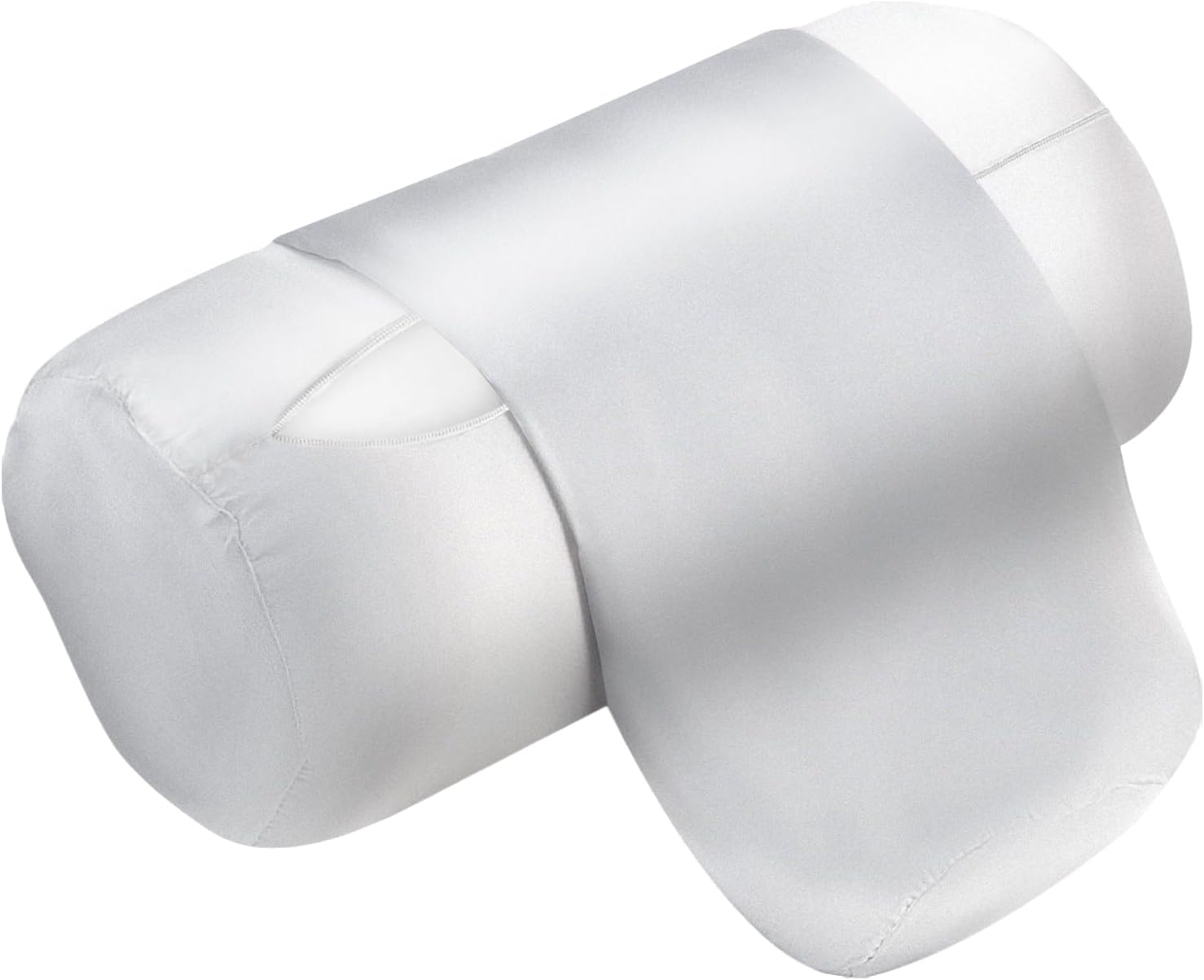 2pcs Neck Roll Pillow Cover, 16 x 6 Inch Cylinder Pillows Case with Zipper, Bolster Pillow Covers for Cylindrical Cushion